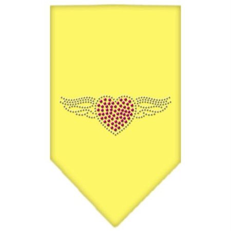 UNCONDITIONAL LOVE Aviator Rhinestone Bandana Yellow Small UN759567